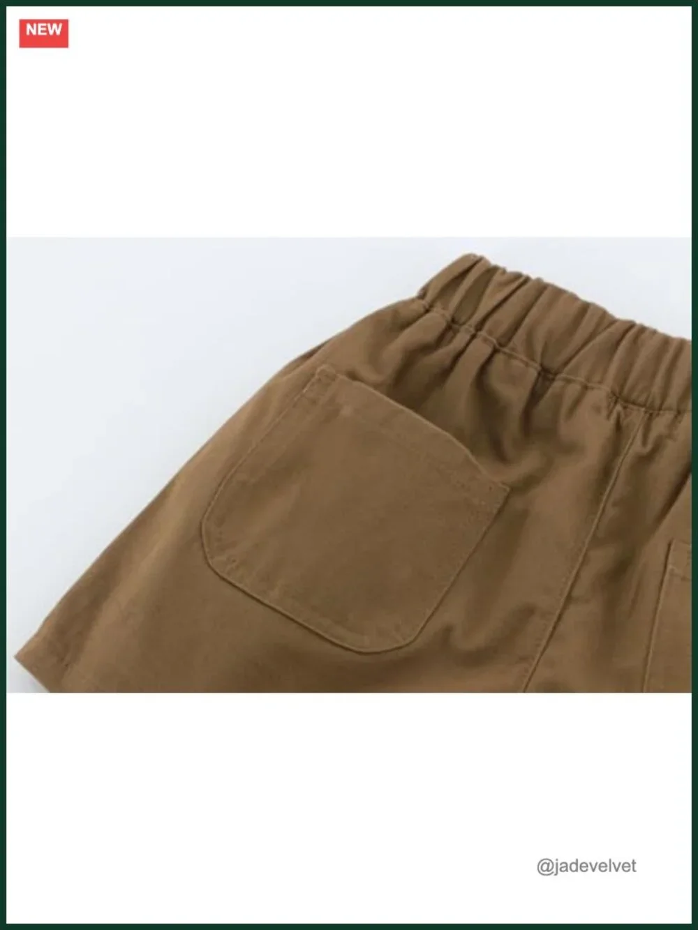 Toddler Boys Chino Shorts - Elastic Waist Cotton Twill